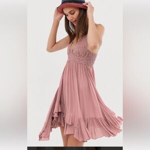FP Movement by Free People Asymmetrical Mauve Dress